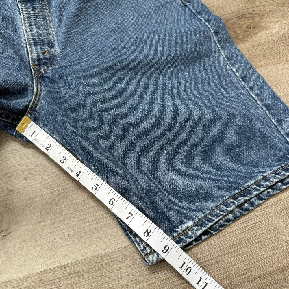 Vtg 90s Levis 505 Made in USA Denim Shorts Mens Tag 34 Fits 32 Jorts Blue Jean